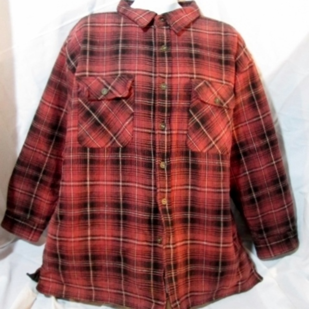 SMITH'S BROOKLYN Hunting JACKET Coat PLAID - Picture 1 of 4